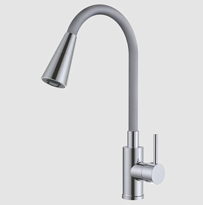 Смеситель для кухни SOLE Malawi S316C-G излив серый 