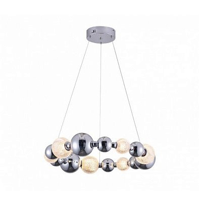 Подвес Амита хром d62 h150 Led 3*6W+3*4W (4000K) 08038-50,02 