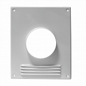 Площадка ТПМР 125 торцевая с решеткой d 125 металлическая