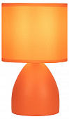 Настольная лампа Rivoli Nadine 7047-502 1 * Е14 40 Вт керамика оранжевая с абажуром