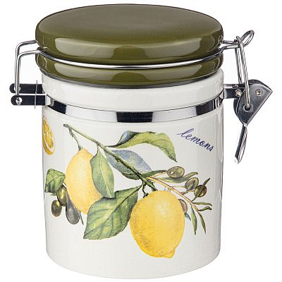 ЕМКОСТЬ ДЛЯ СЫПУЧИХ ПРОДУКТОВ "ЛЕМОН ТРИ" 470 МЛ/9,5*9,5 СМ. В13СМ 