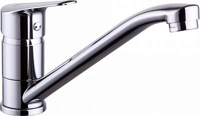 Смеситель для кухни Lemark LM6554С Партнер одноручный с поворотный изливом хром 