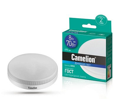 Лампа Camelion LED 13614 GX53  8W/865  220v Ultra