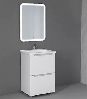 Тумба без умывальника Raval Easy 60 напольная белая RAVAL