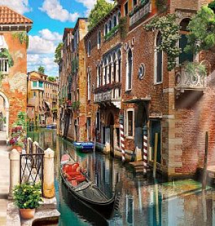 Фотообои К-029 Уютная Венеция 400*270