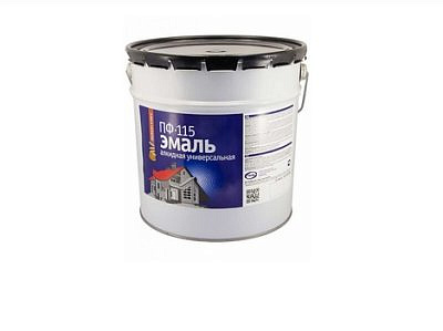 Эмаль ПФ-115 Эконом универсальная ярко-зеленая 20кг евробанка