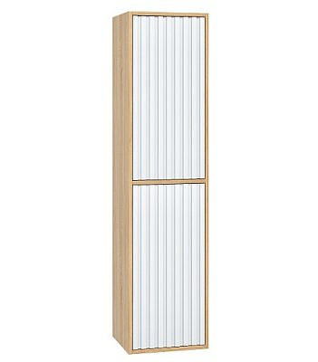 Пенал подвесной Оника Дайлер 35 белый/дуб сонома 403568