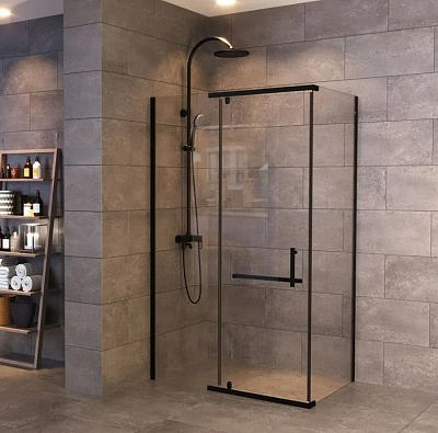 Душевое ограждение Arena Sguare Black 120*90 без поддона