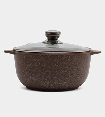 Кастрюля Алтай 4л алюмин. с антипр.покрытием со ст.крышкой Гардарика 1704-07-10