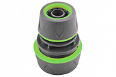 МУФТА ДЛЯ ШЛАНГОВ 1/2" - 3/4"  ПЛАСТМ. С РЕЗИН. ПОКРЫТИЕМ (20/200)  096-5708E