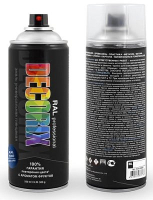 Эмаль аэрозольная RAL PROFESSIONAL DECORIX ультрамарин RAL 5002 520мл 0138-5002 DX