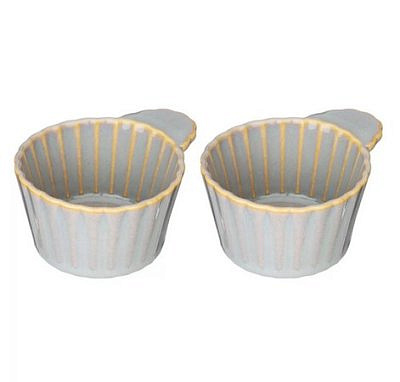 НАБОР ФОРМ ДЛЯ ВЫПЕЧКИ И СЕРВИРОВКИ BRONCO "SOUL KITCHEN"2 ШТ. 8/10*8*4,5СМ 100 МЛ СЕРЫЙ 189-363