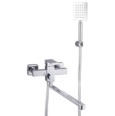 Смеситель для ванны MELODIA Square к.35 мм, длн излив 35 см MDV30641
