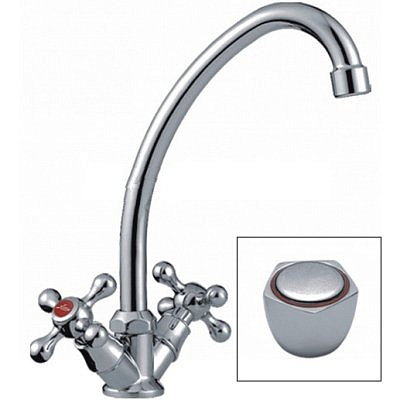 Cмеситель для кухни Ledeme L4009 Елочка керамический