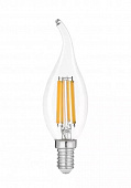 Лампа светодиодная Е14 15W 2K 35x98 нитевидная, прозрачная GLDEN-CWS-15-230-E14-2700 661425 General филамент свеча на ветру 