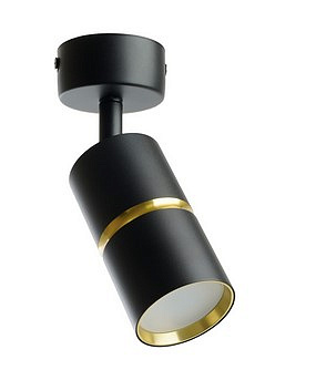 Cветильник настенно- потолочный, черный золото 1861 ML  ZEN  GU 10 48641