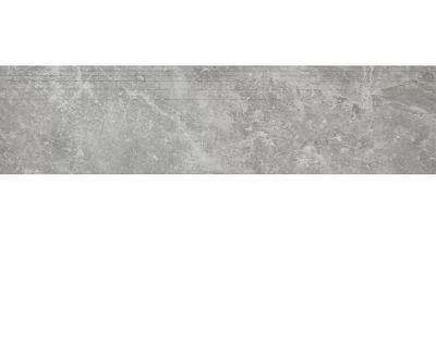 Керамогранит Киров New Магма светло-серая ступень 120*30 GSR0203 