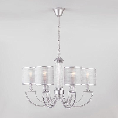 Люстра подвесня Eurosvet 60099/6 серебро