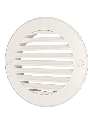 Решетка 10РКН наружная вентиляционная круглая D 130 фланцем D 100