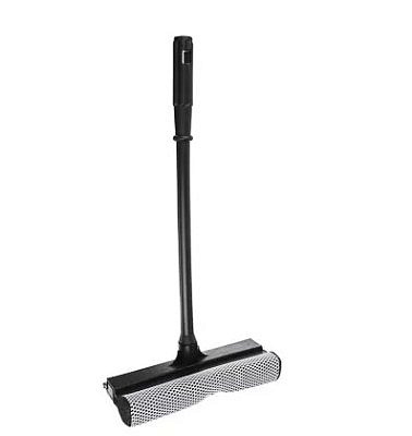 Окномойка с пластиковой ручкой 41см, черная, KFC003 VETTA