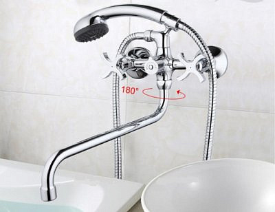 Смеситель для ванны Gappo хром G2243