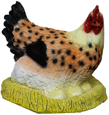 Садовая фигура Курица-наседка полистоун