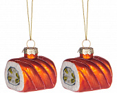 Набор елочных игрушек из 2 штук суши 4.7X4.5X4.7см 862-436