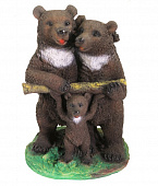 Садовая фигура Три медведя Н-46 полистоун