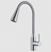 Смеситель для кухни SOLE Malawi S316C-G излив серый 