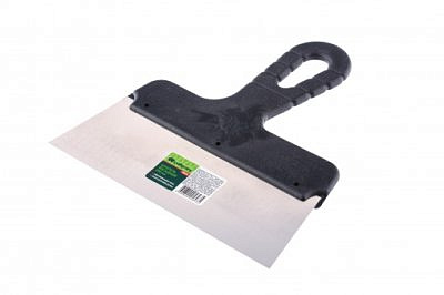 Шпатель фасадный нерж.сталь, пласт. ручка 150мм СИБРТЕХ