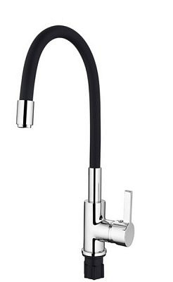 Смеситель для кухни ESKO Coral  R-излив, черный CL 519