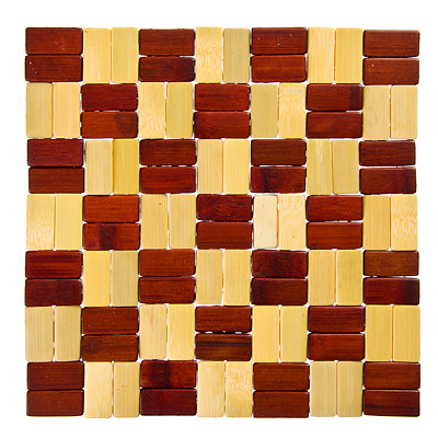 Подставка под горячее бамбук Клетка 20x20см GD007-3 888-028