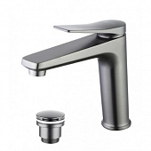 Смеситель для раковины Lemark LM3737GM Bronx графит