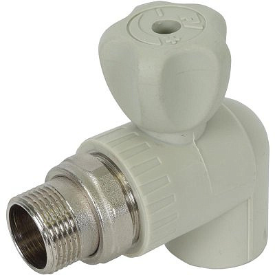 Вентиль 20*1/2 для радиатора угловой