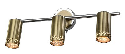 Светильник настенно- потолочный 7019-703 Alosia 3x GU10 25 Вт Спот с выключателем           