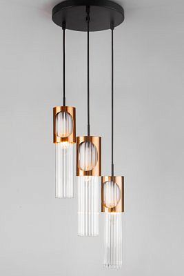 Светильник подвесной Eurosvet 50087/3 античная бронза черный