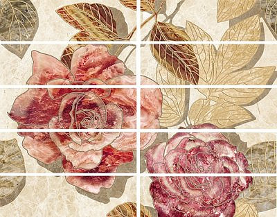 Illyria flowers  Бордюр 7,5х25