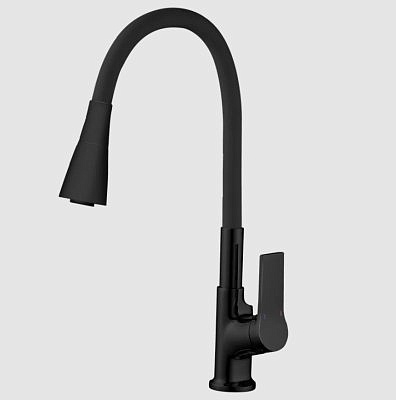 Смеситель для кухни SOLE Garda S235B черный