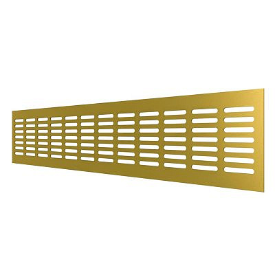 Решетка 4808DP Al Champagne вентиляционная переточная 480*80 алюминевая