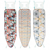 Чехол для гладильной доски VETTA на резинке хлопок подкладка хлопок 130х50см 3 дизайна 451-082