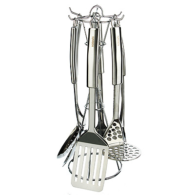 Набор кухонных принад.  Альфа 7 пр.нерж.сталь SATOSHI