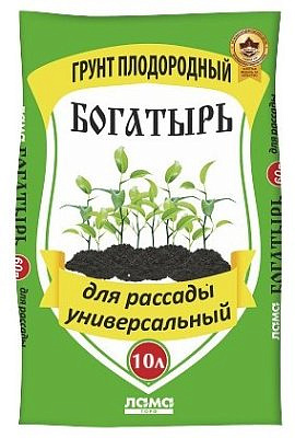 Грунт БОГАТЫРЬ для рассады 20л 