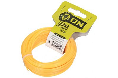 Леска для триммера "звезда" 3,0мм 15м ON 15-01-005