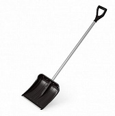 Лопата снеговая КЛАССИКА 375*375мм с черенком,Альтернатива
