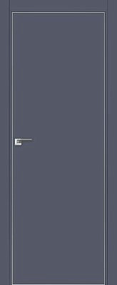 Межкомнатная дверь ProfilDoors 1-E Антрацит кромка матовая