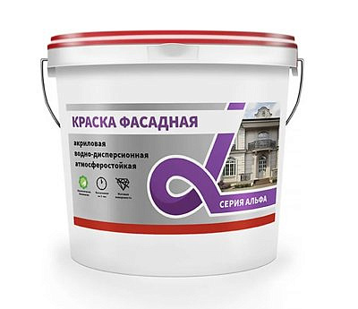 Краска в/д ALFAVIT фасадная 3кг 42748