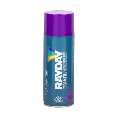 Краска аэрозоль RAYDAY RAL 4001 фиолетовая 520мл