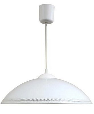 Светильник (ИМ) Кайма 350 НСБ 72-60 М50 глянцевый белый/шнур белый /эко