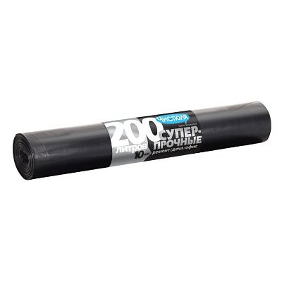 Чистюля Мешки для ремонта, дачи, офисов 200л МС012 10шт в уп