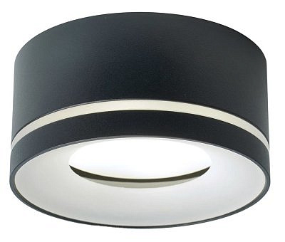Светильник потолочный Feron 457 HL  черный  12W GX53 51347